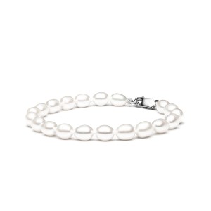 Bratara perle naturale albe si argint DiAmanti FCW365-B-G (Argint 925‰ 0,75 g.)